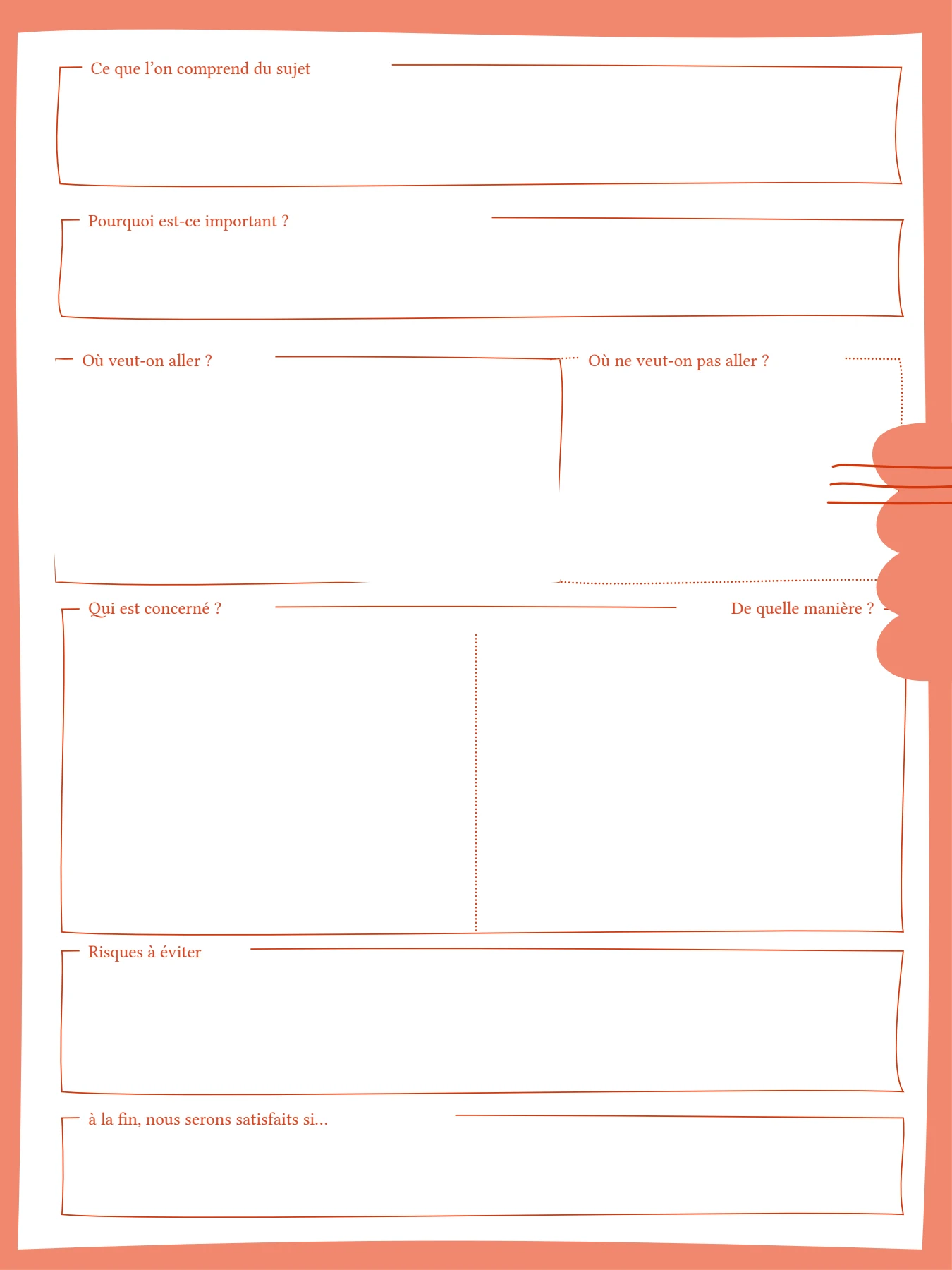 Poster original Décryptage du challenge à renseigner en équipe